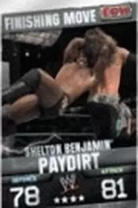 WWE Slam Attax Evolution - Slam Attax Evolution Card: Shelton Benjamin - Paydirt